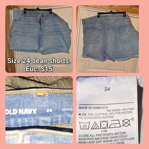 Old Navy Women's Light Blue Denim Shorts